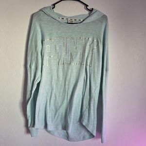 Victoria's Secret PINK Light Blue Sweatshirt